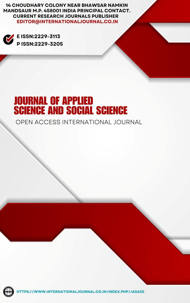 					View Vol. 16 No. 6 (2026): Journal of Applied Science and Social Science
				